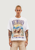 Wild Horses Crop Tee (Off White)