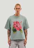 Slippin' Crop Tee (Sage)