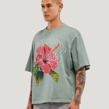 Slippin' Crop Tee (Sage)