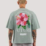 Slippin' Crop Tee (Sage)