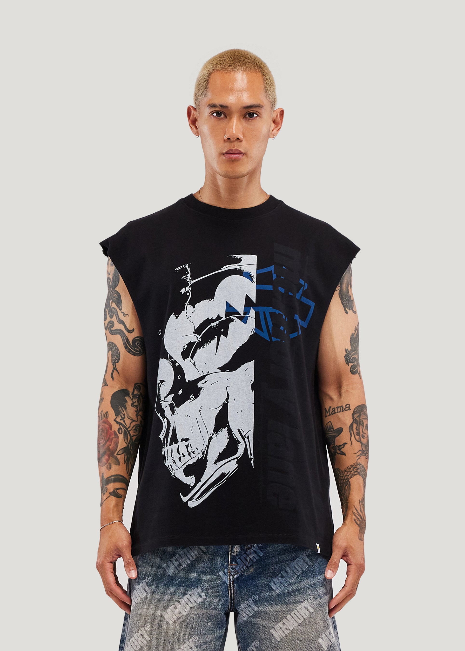 【mnem】Shooty Damage Overfit Tee Damage Control Jersey – Metamind Artistry Collective