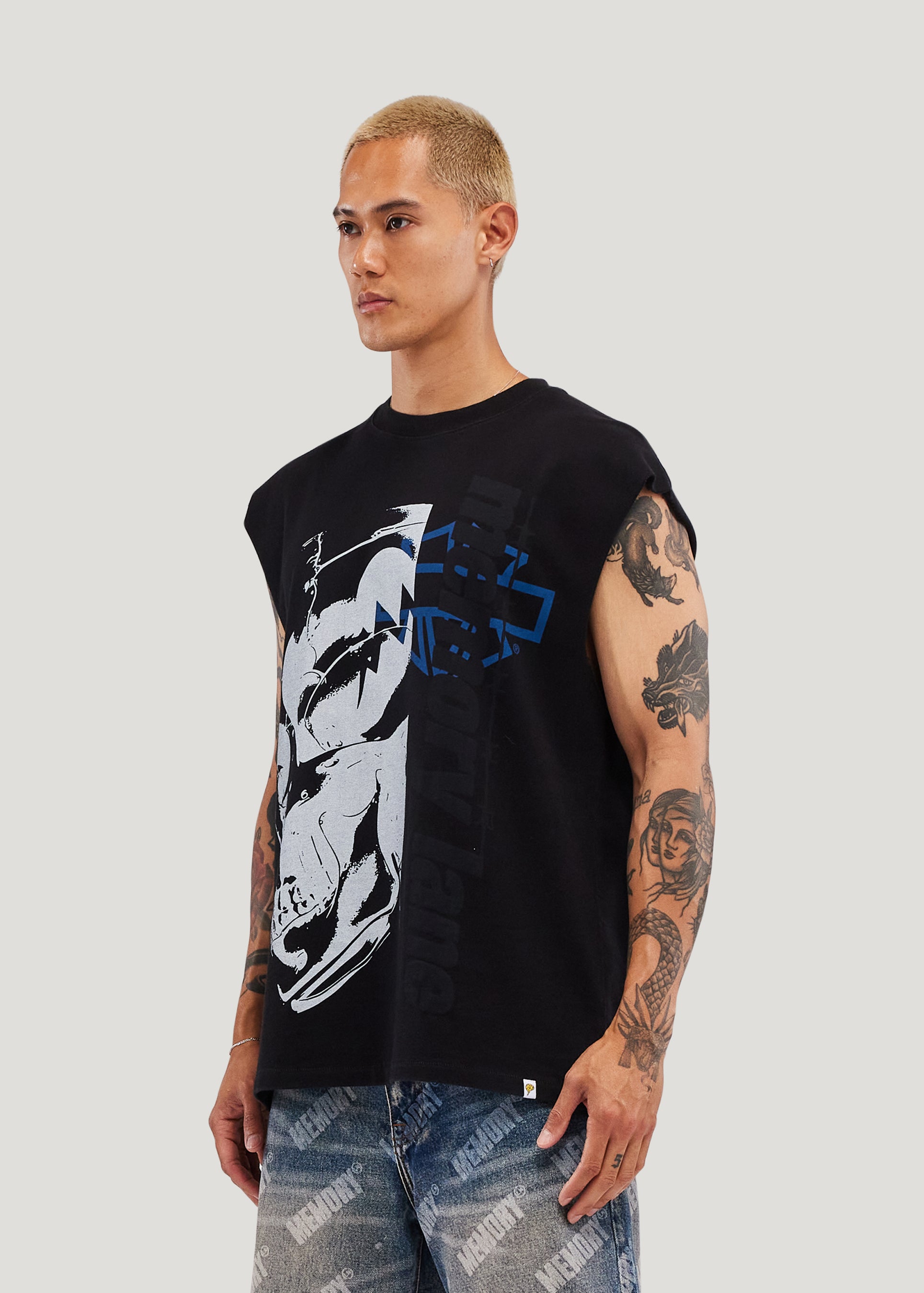 T3 Blitz Sleeveless Tee (Black)