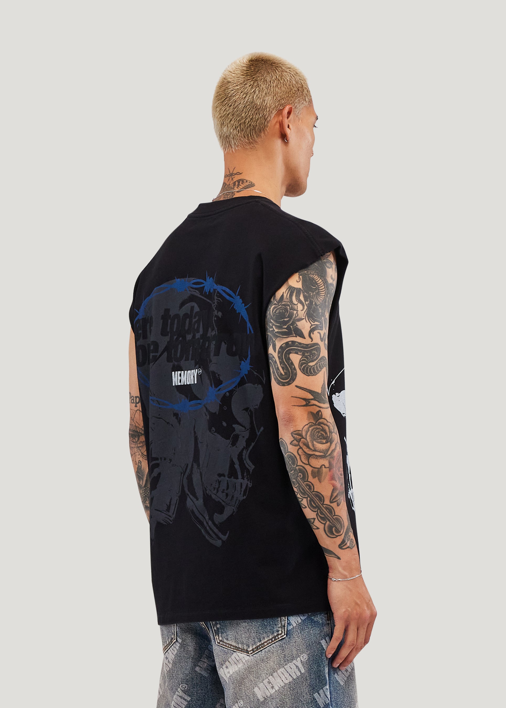 T3 Blitz Sleeveless Tee (Black)