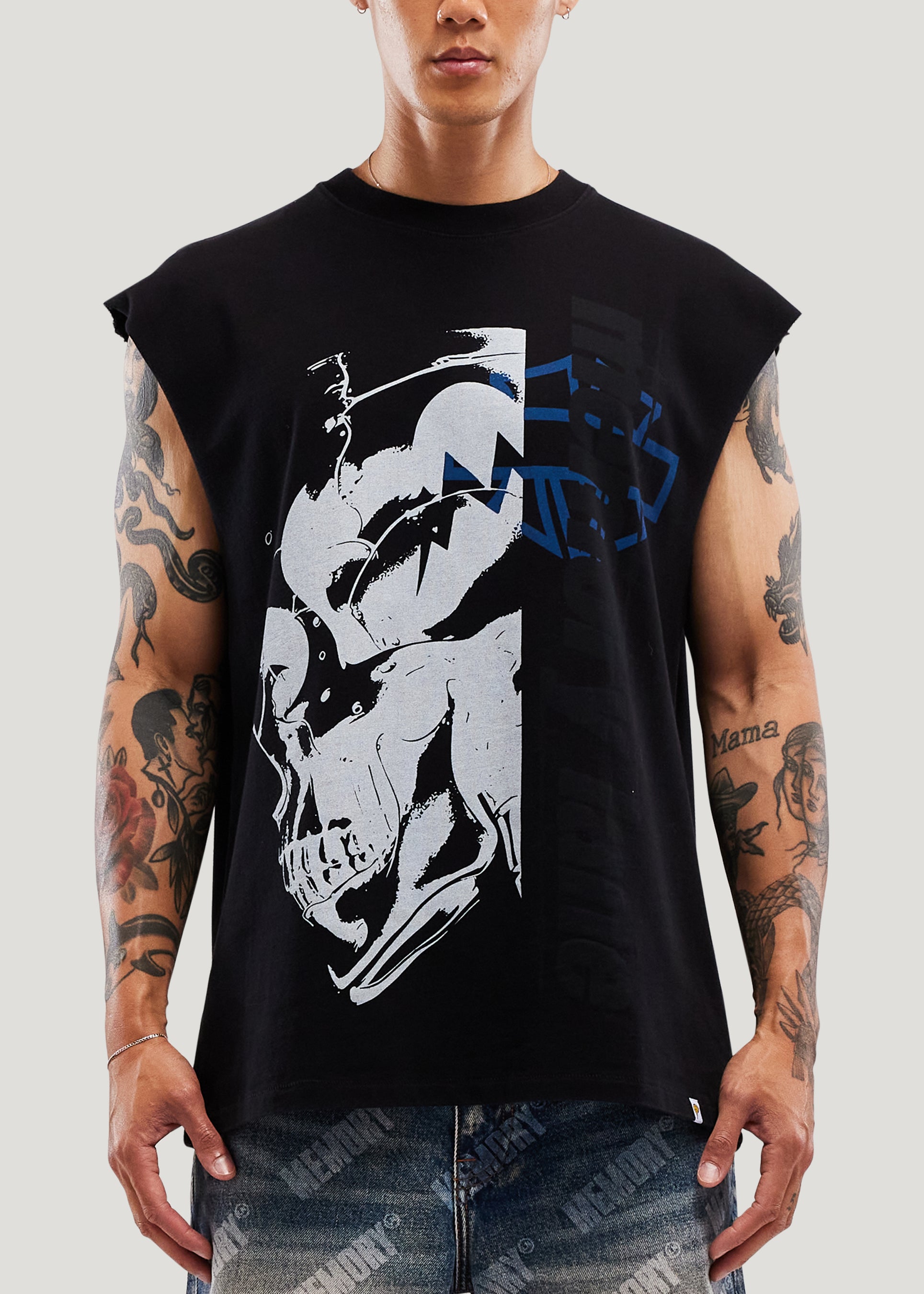 T3 Blitz Sleeveless Tee (Black)