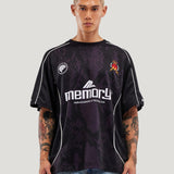 Snake Pattern Soccer Jersey (Black)