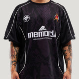 Snake Pattern Soccer Jersey (Black)
