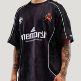Snake Pattern Soccer Jersey (Black)