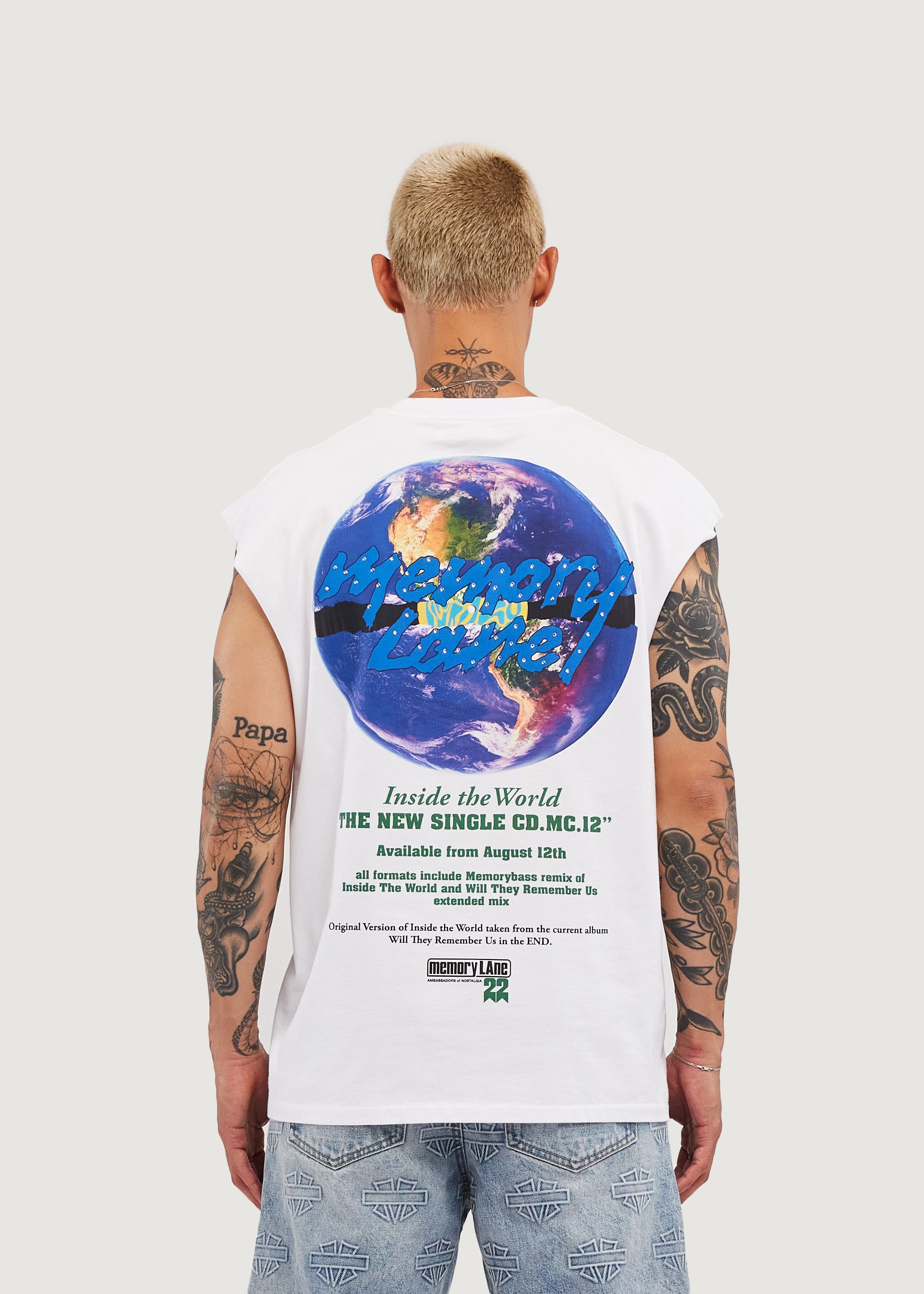 Inside The World Tee (White)