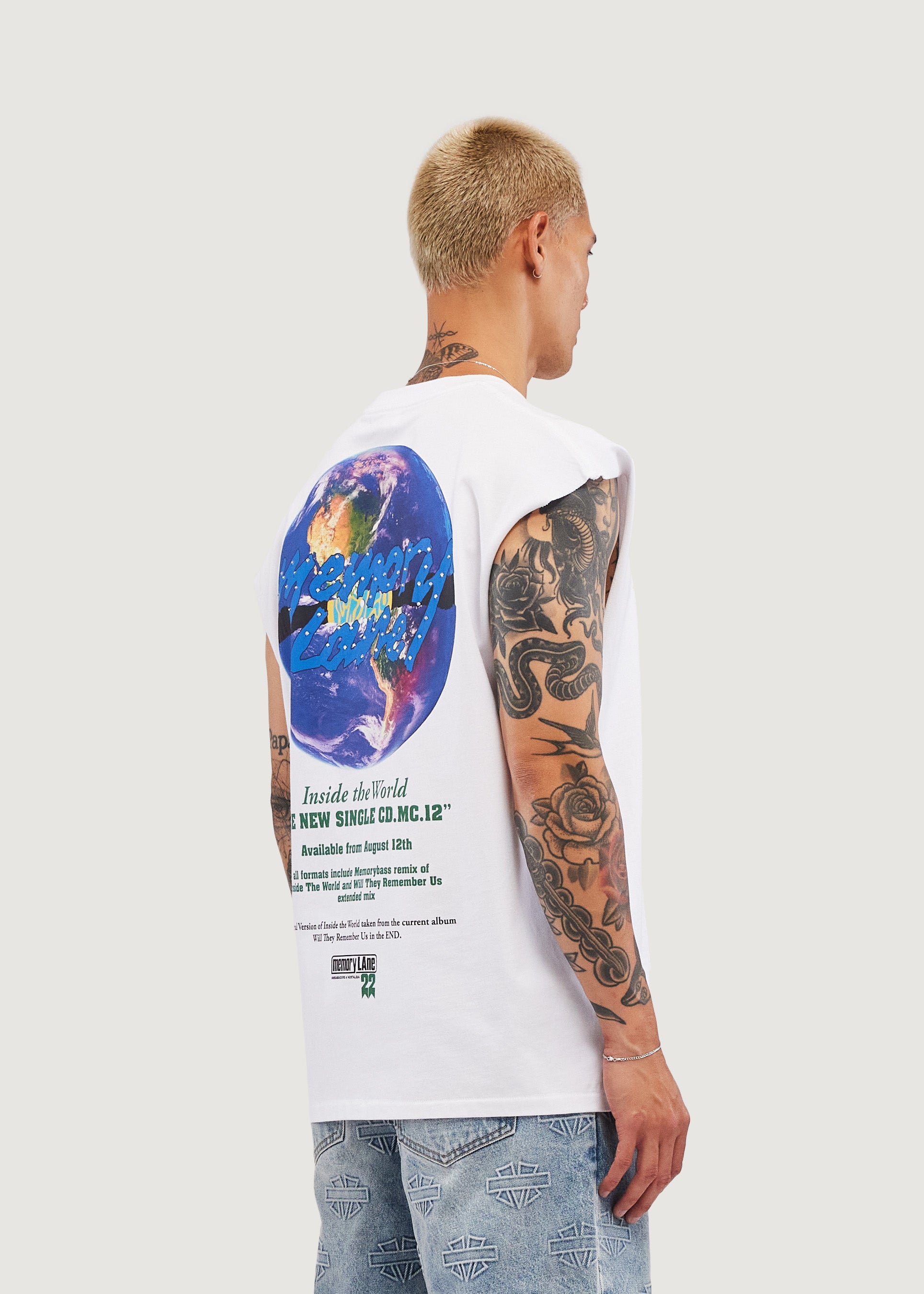 Inside The World Tee (White)