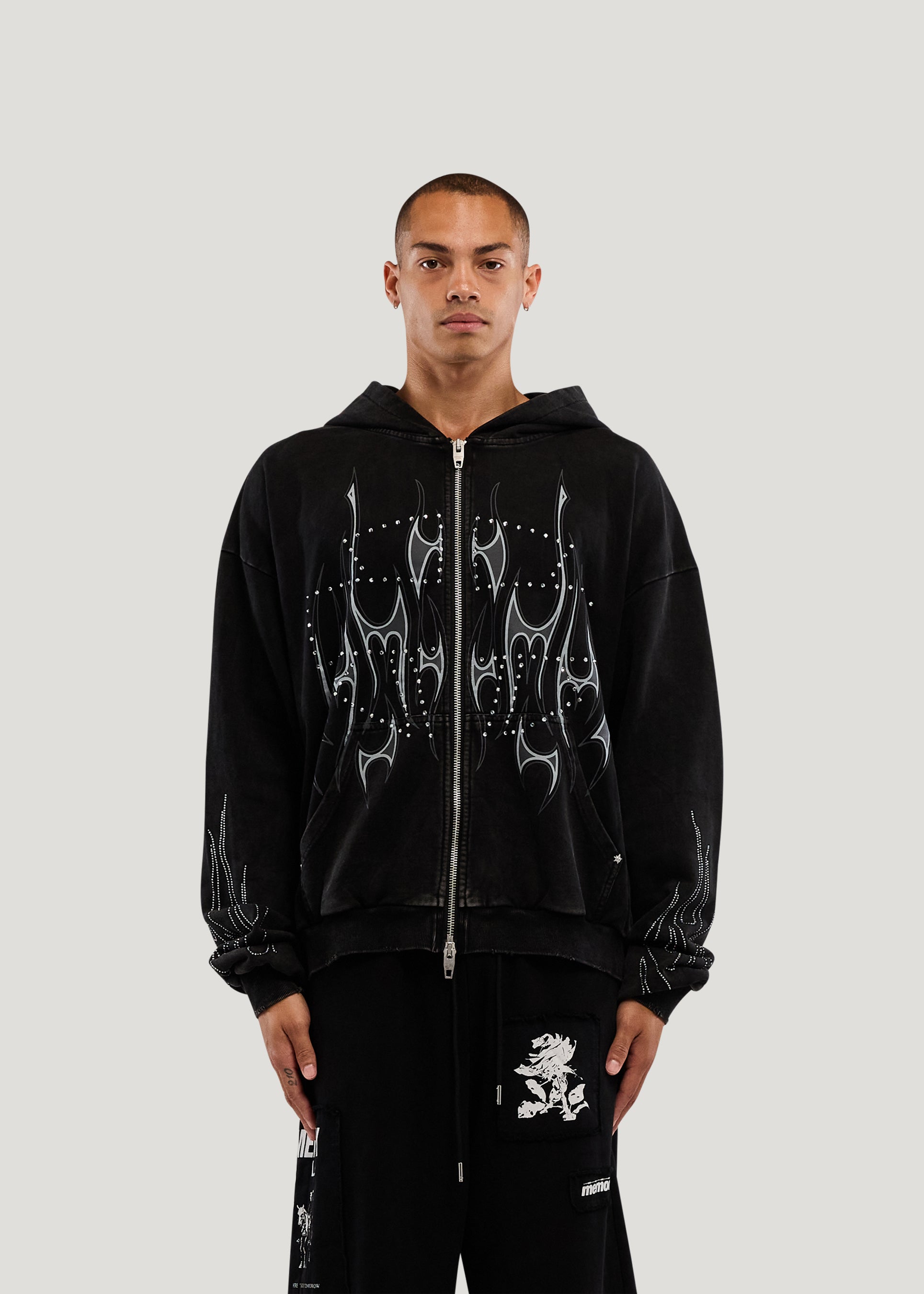 FLAME ZIP HOODIE