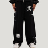 Patch Flyer Sweatpant (Black)