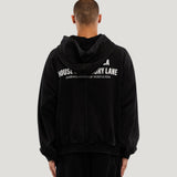 Flame Zip Hoodie (Black)