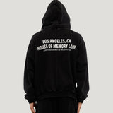 Flame Zip Hoodie (Black)