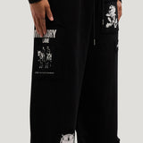 Patch Flyer Sweatpant (Black)