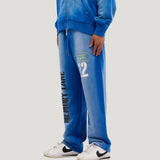 Stencil Logo Sweatpant (Faded Blue)