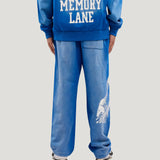 Stencil Logo Sweatpant (Faded Blue)