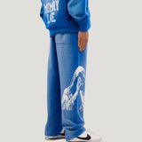 Stencil Logo Sweatpant (Faded Blue)