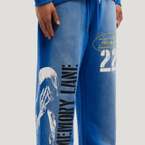 Stencil Logo Sweatpant (Faded Blue)