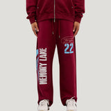 Stencil Logo Sweatpant (Burgundy)