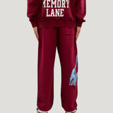 Stencil Logo Sweatpant (Burgundy)