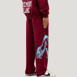 Stencil Logo Sweatpant (Burgundy)