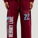 Stencil Logo Sweatpant (Burgundy)