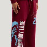 Stencil Logo Sweatpant (Burgundy)