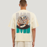 Nostalgic Champs Crop Tee (Off White)