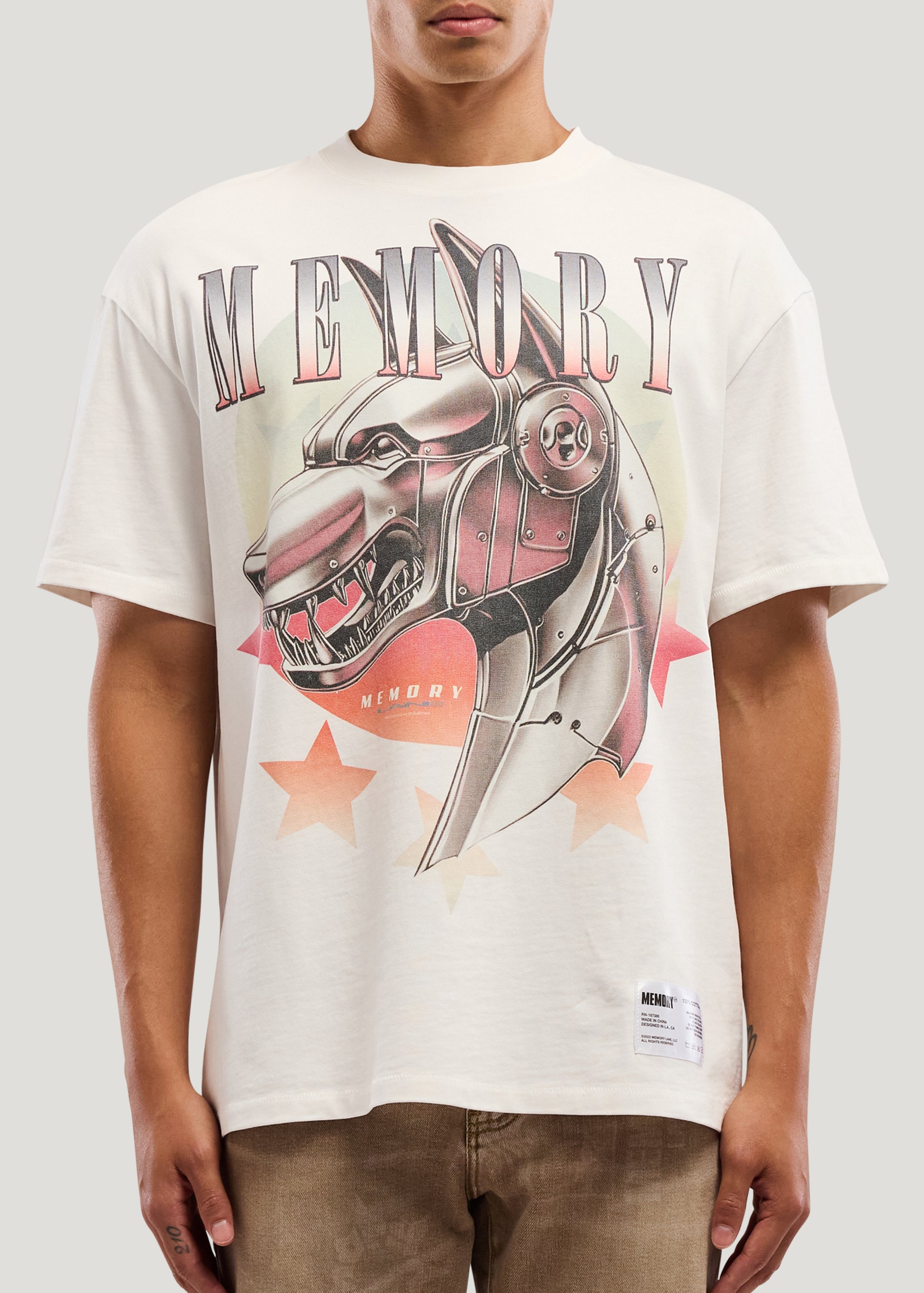 Rover Star Tee (Off White) – Memory Lane LA