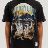 Running Wolves Tee (Vintage Black)
