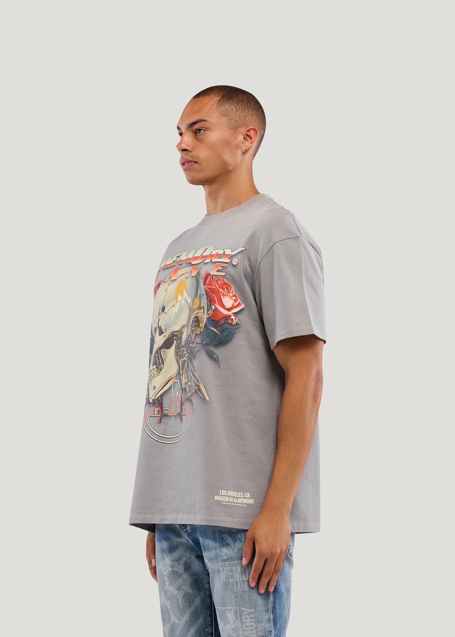 SKULL ROSES TEE