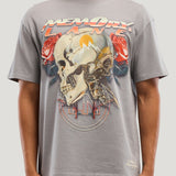 Skull Roses Tee (Gray)