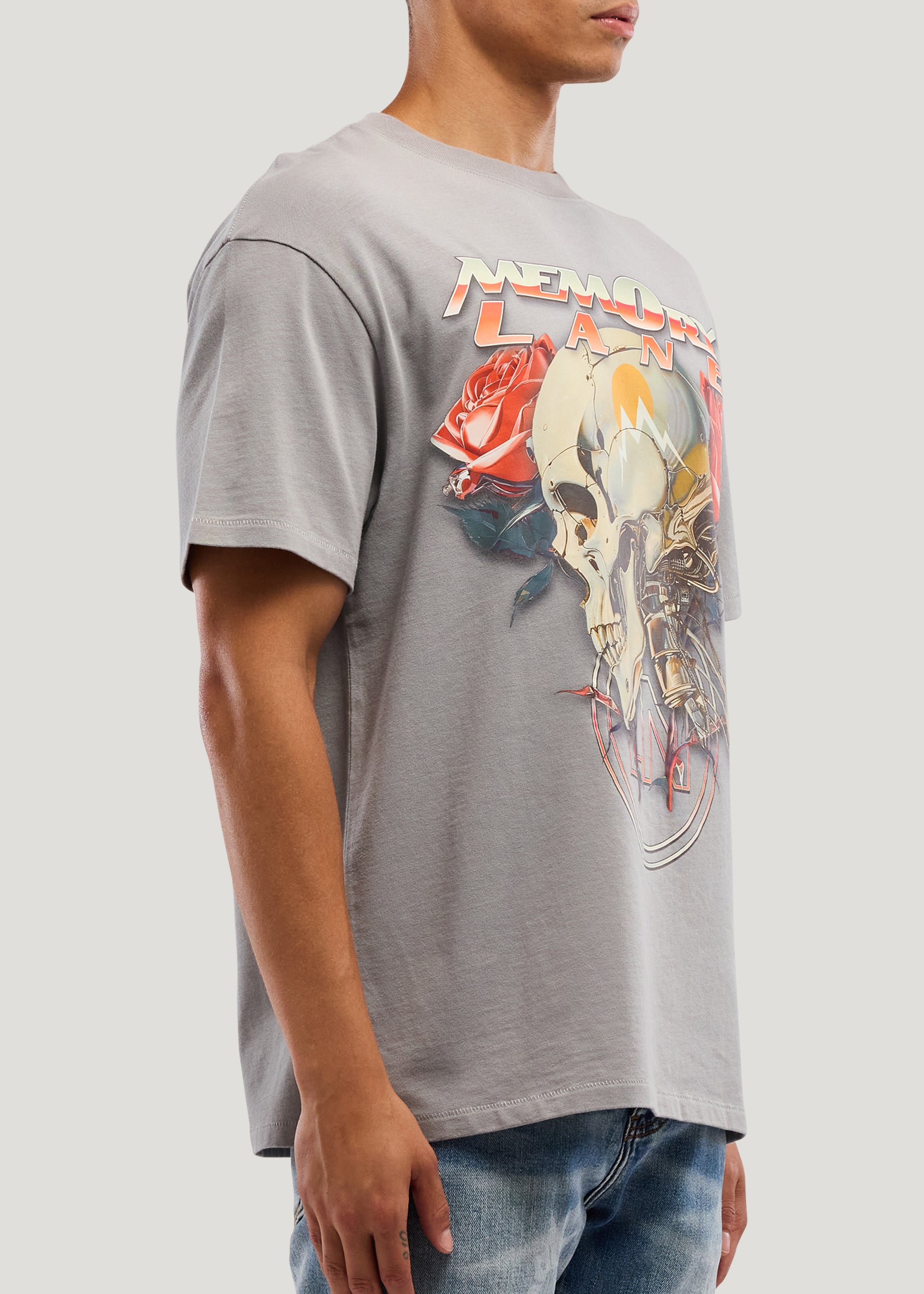 SKULL ROSES TEE