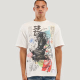 Ninja Graffiti Tee (Off White)