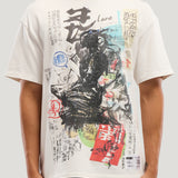 Ninja Graffiti Tee (Off White)