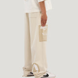 Patch Flyer Sweatpant (Cream)
