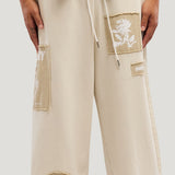 Patch Flyer Sweatpant (Cream)