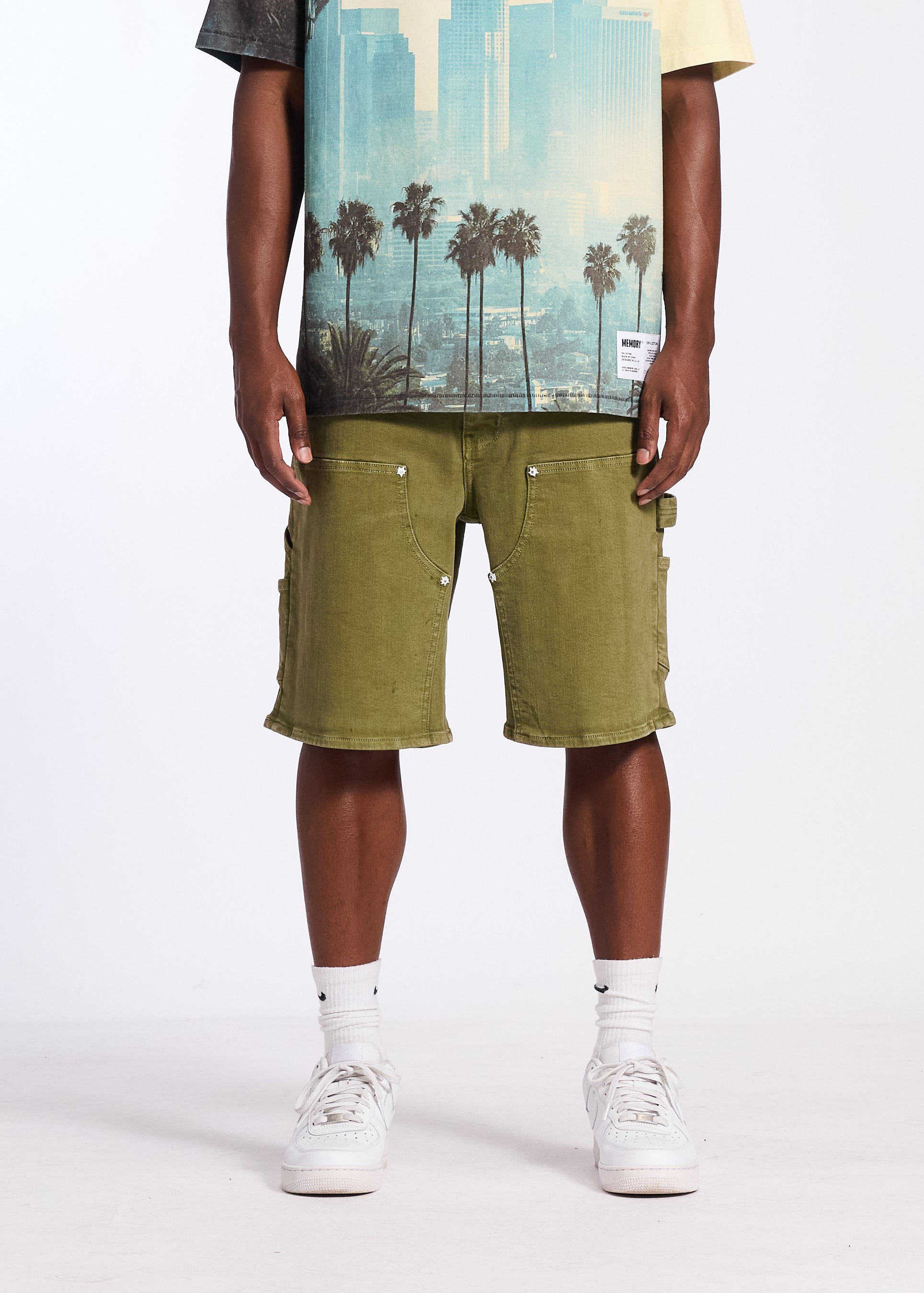 CARPENTER DENIM SHORT