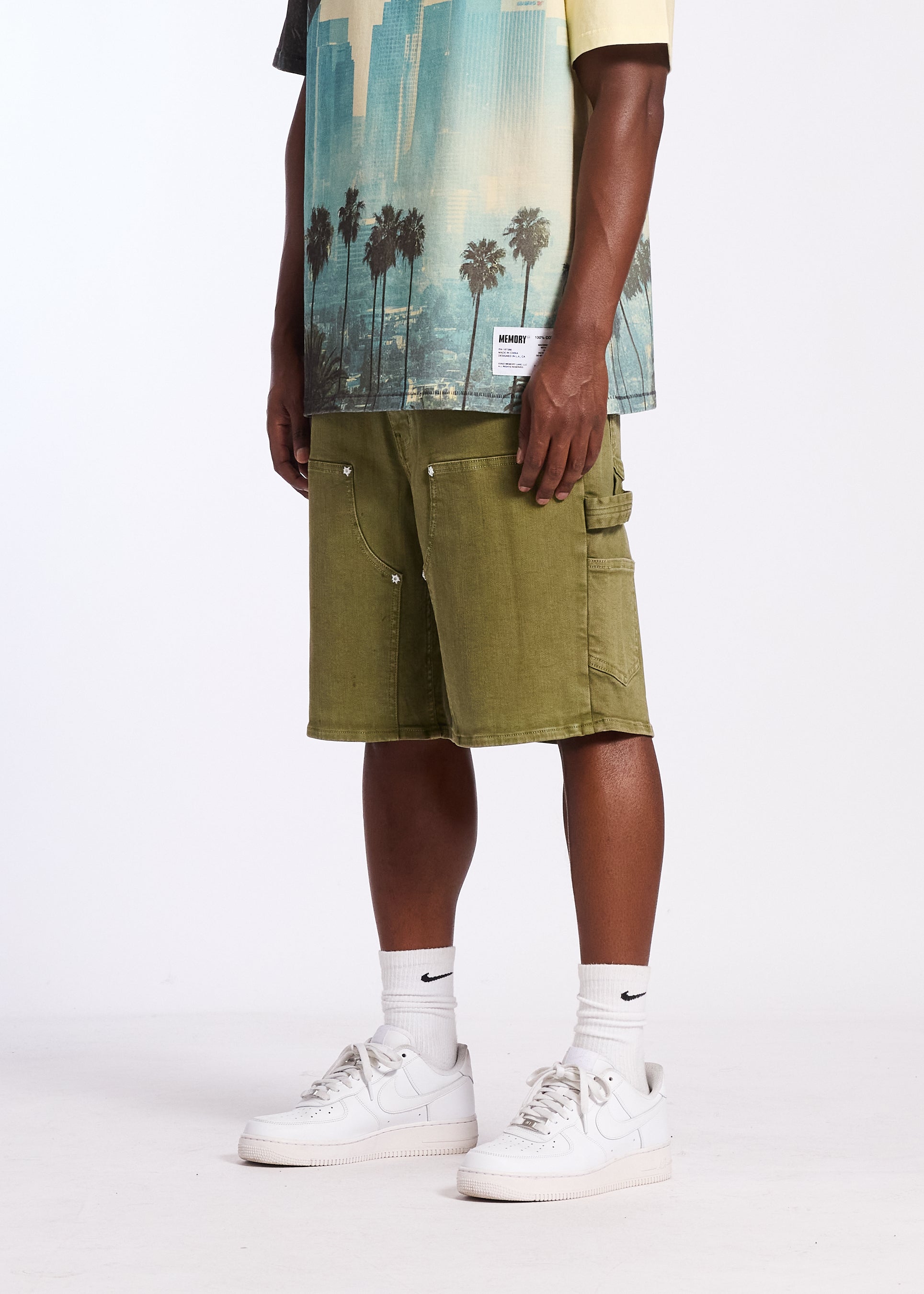 CARPENTER DENIM SHORT