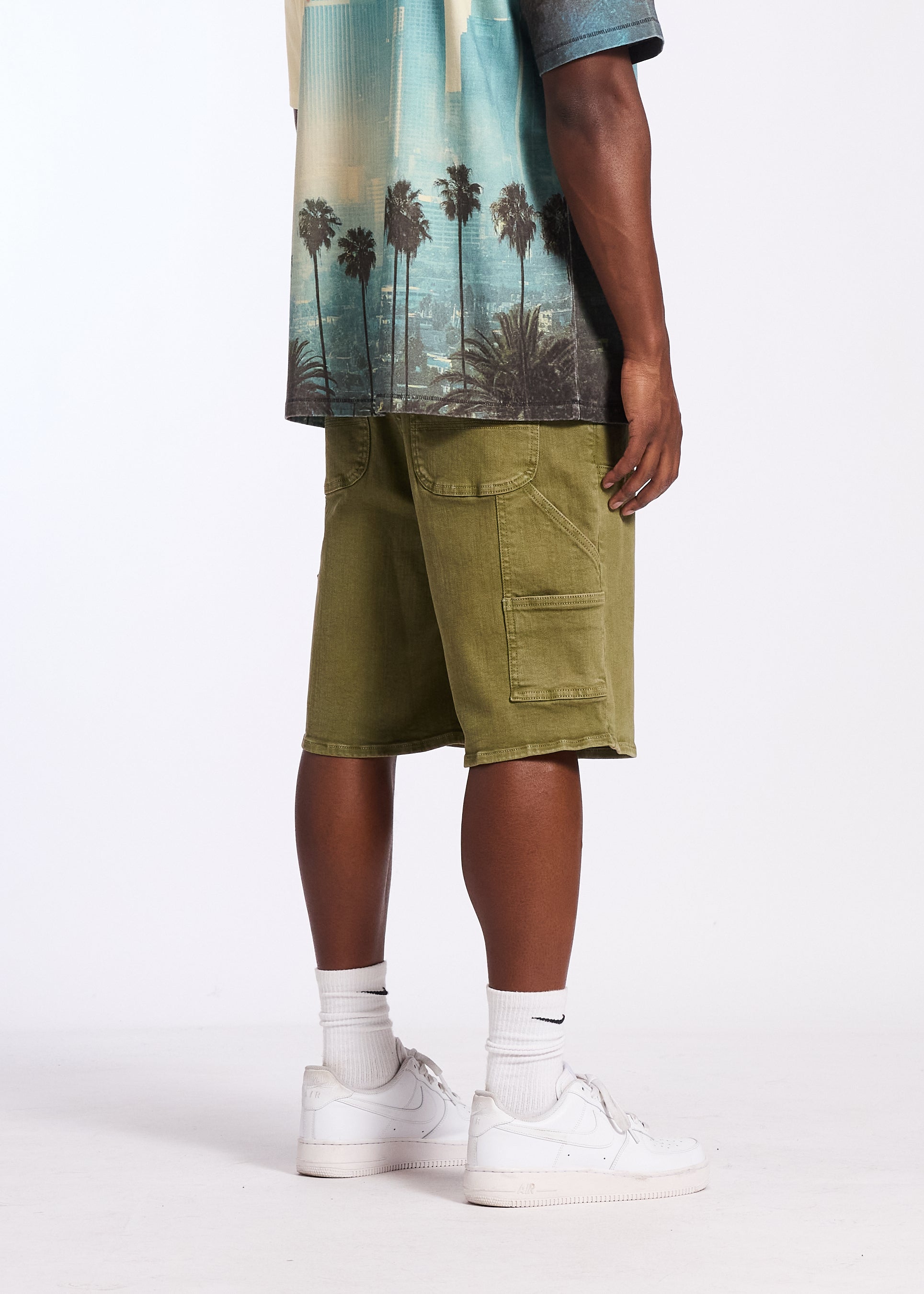 CARPENTER DENIM SHORT