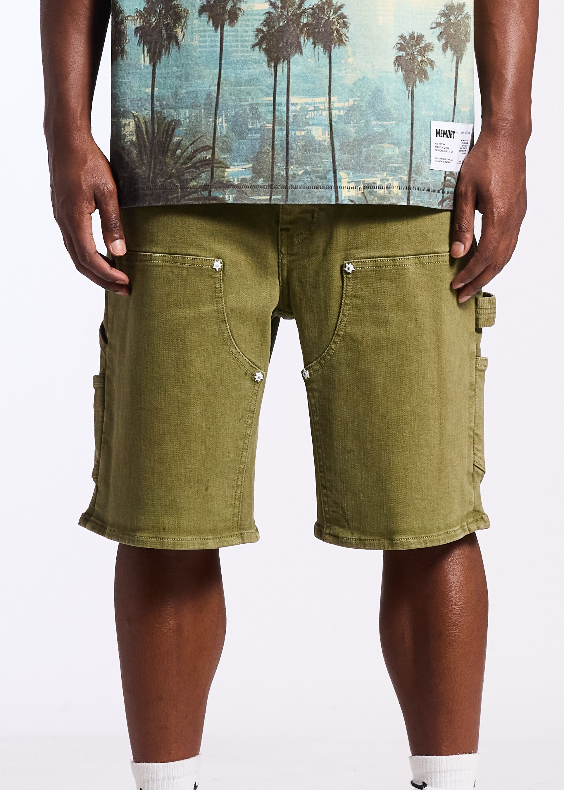 CARPENTER DENIM SHORT