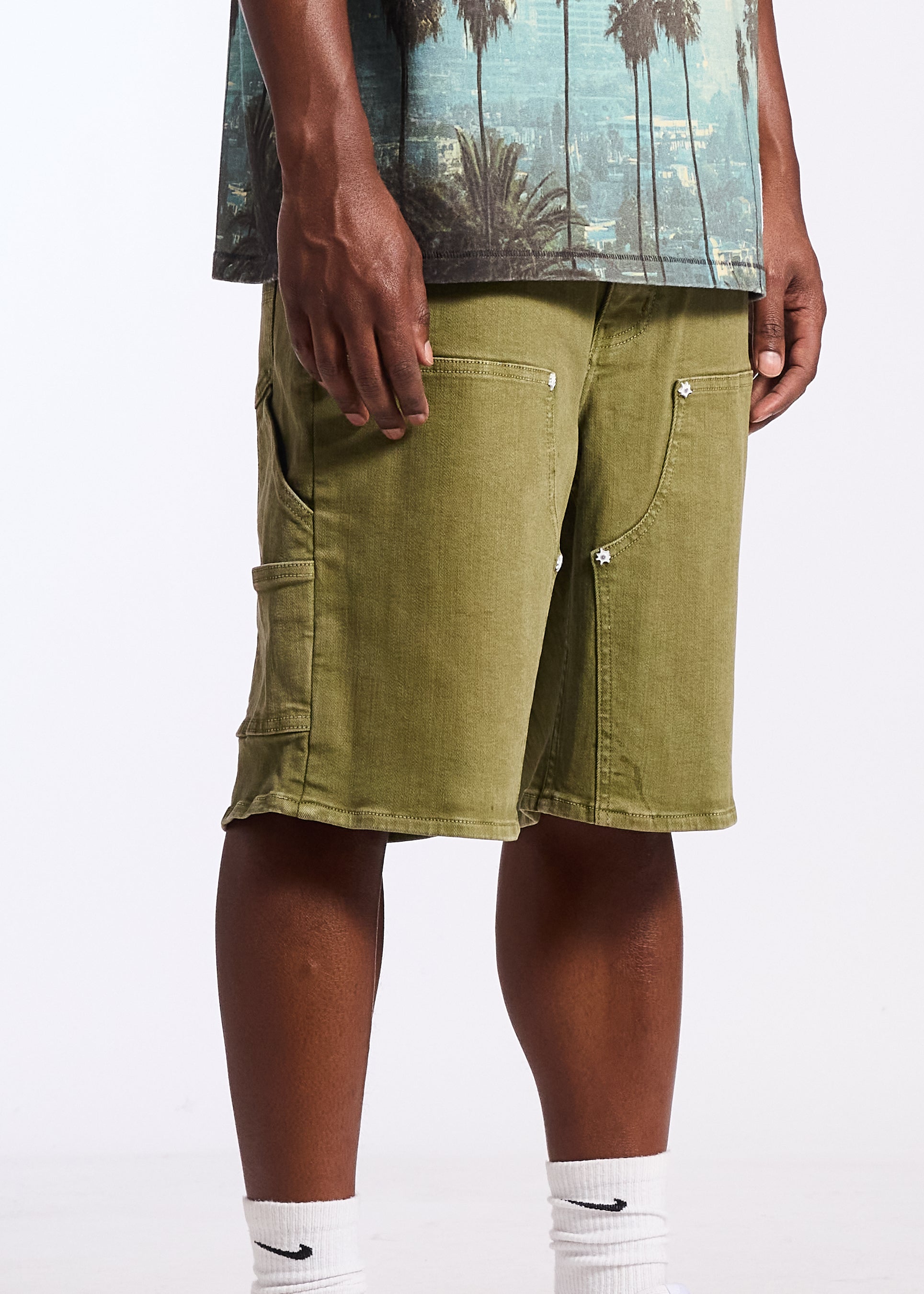 CARPENTER DENIM SHORT