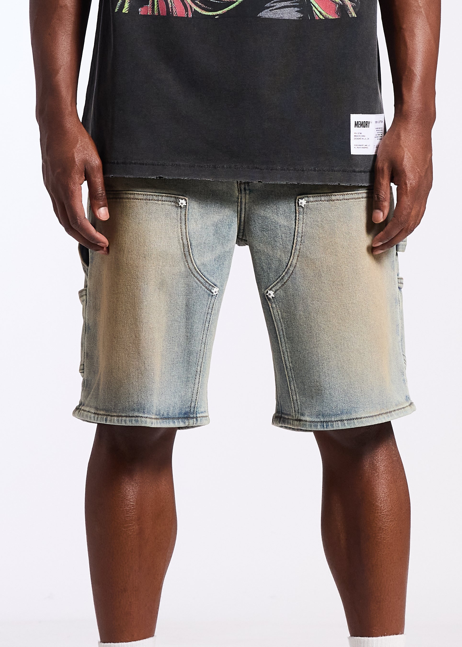 CARPENTER DENIM SHORT