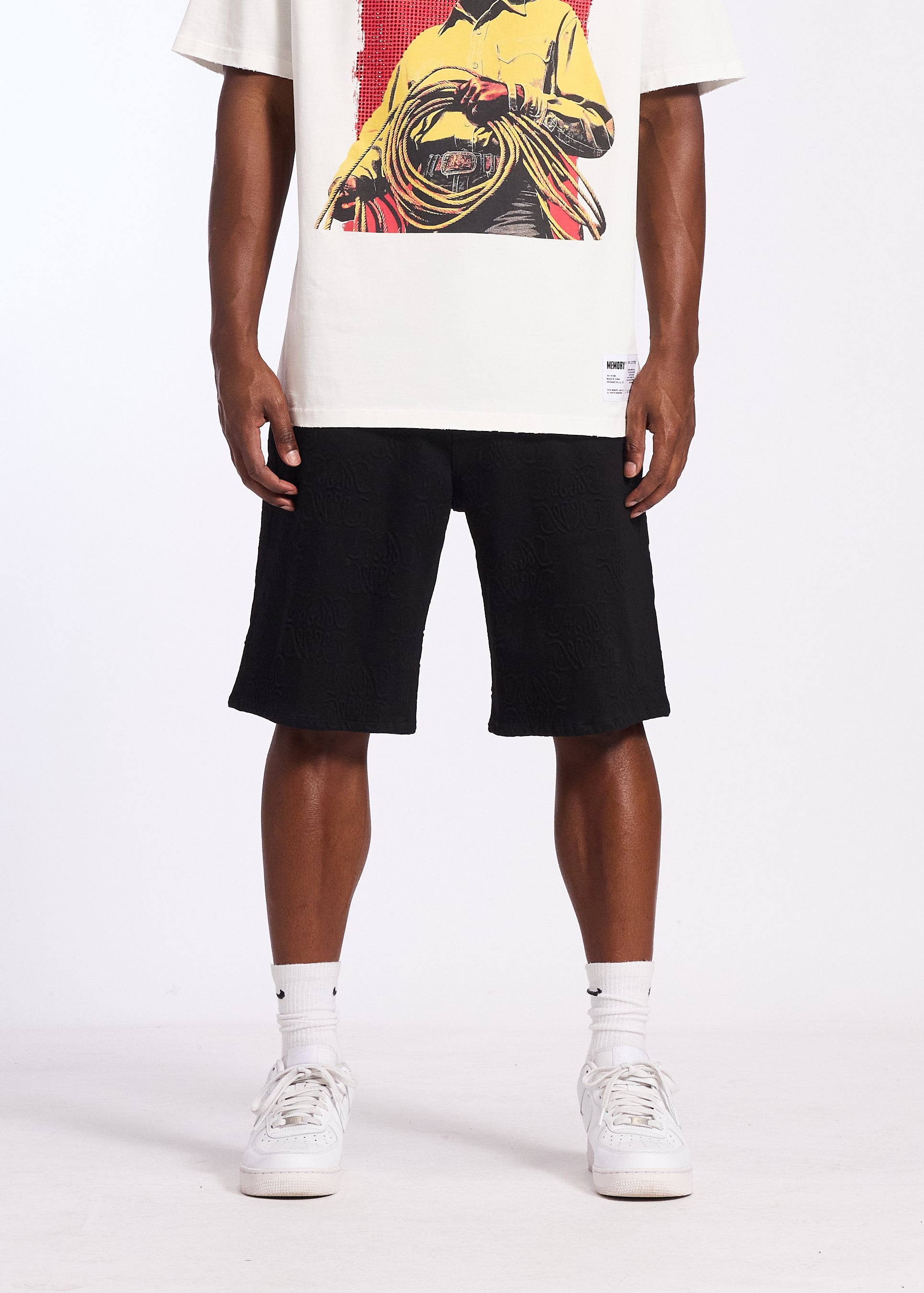 MONOGRAM DENIM SHORT