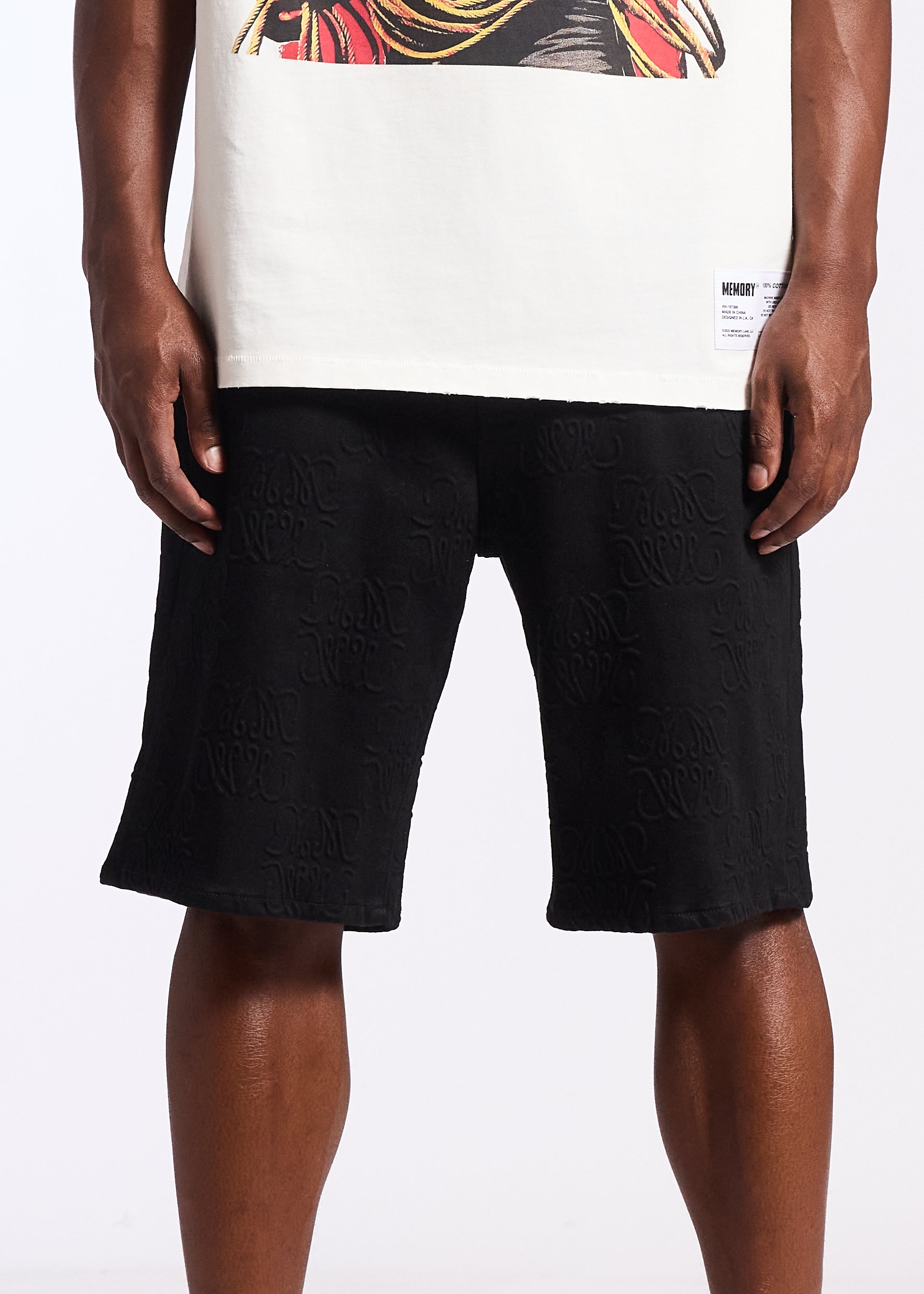 MONOGRAM DENIM SHORT