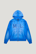 INITIAL ZIP HOODIE