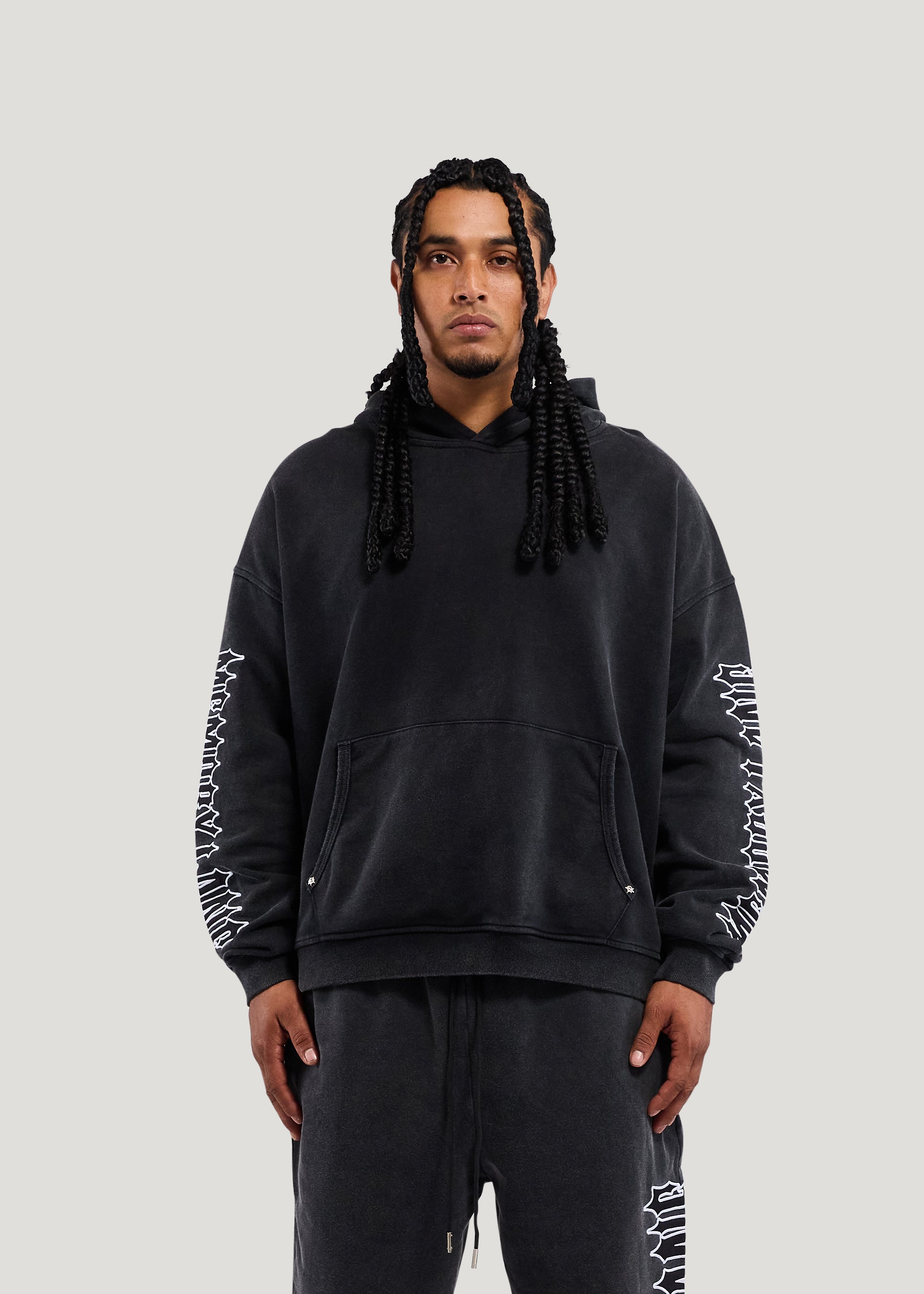 IRON TEXT HOODIE