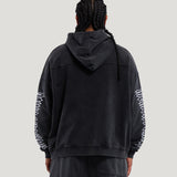 Iron Text Hoodie (Vintage Black)