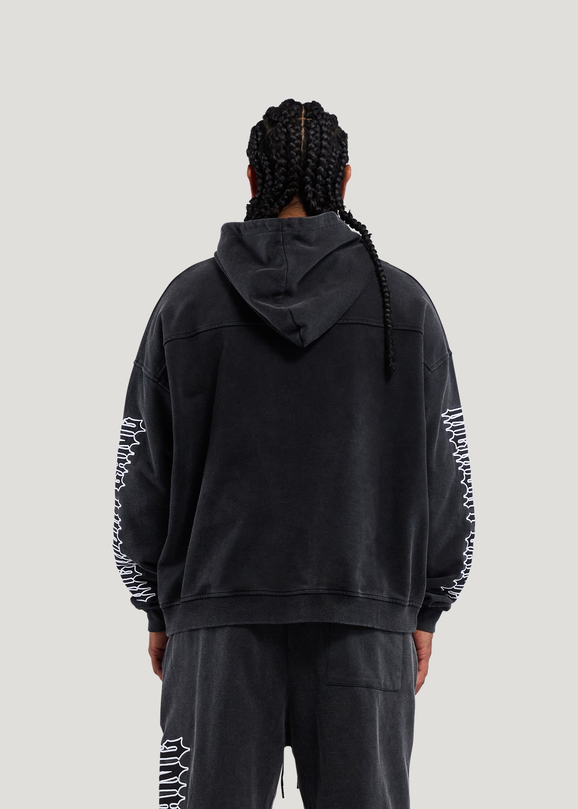 IRON TEXT HOODIE