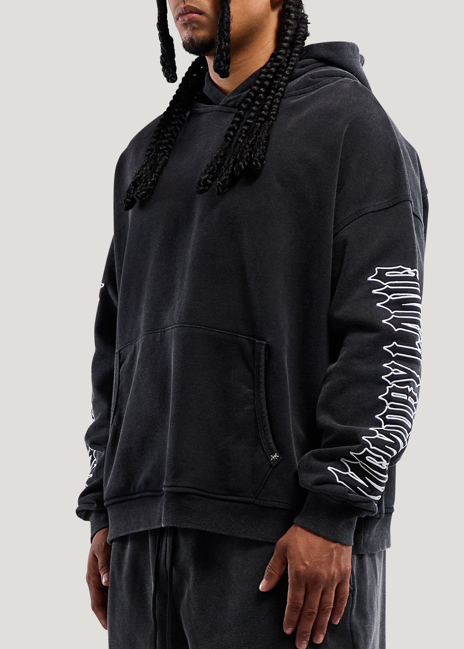 IRON TEXT HOODIE
